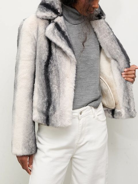 Answear.LAB kurtka kolor szary przejściowa