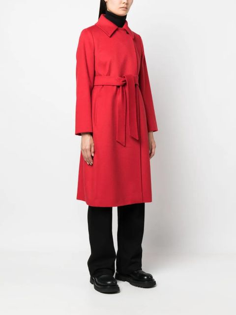 Max Mara BCollag double-breasted belted coat - Red
