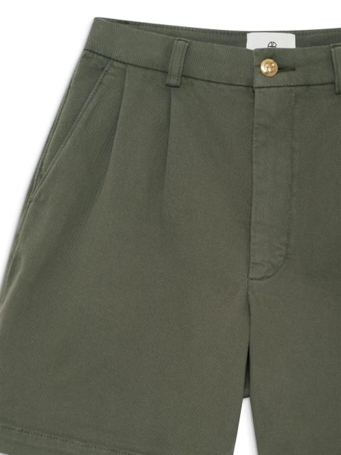ANINE BING Carrie pleated shorts - Green - zdjęcie produktu nr 2