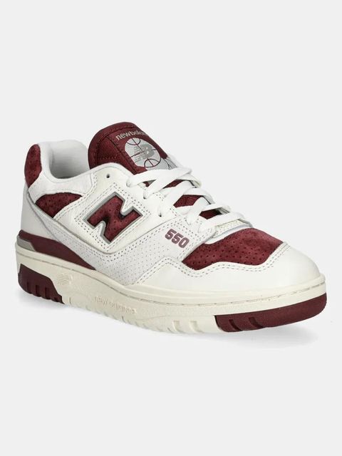 New Balance sneakersy skórzane 550 kolor beżowy BB550LEZ - zdjęcie produktu nr 1