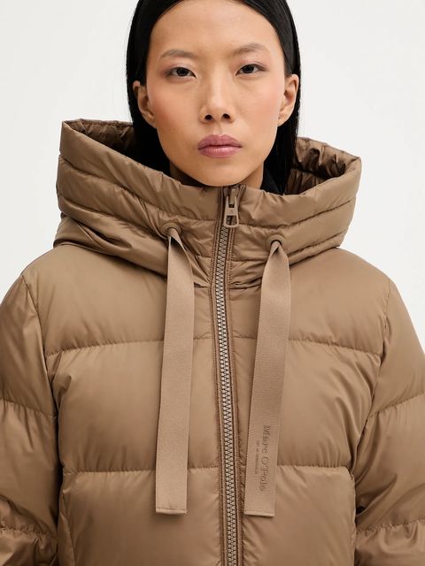 Marc O'Polo kurtka puchowa kolor brązowy zimowa 511032971095