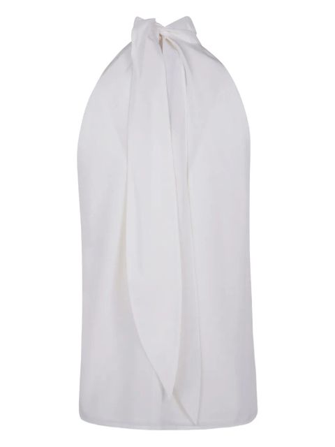 Max Mara halter-neck silk top - White - zdjęcie produktu nr 1