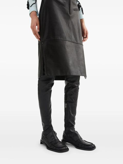 Jil Sander thigh-high boots - Black