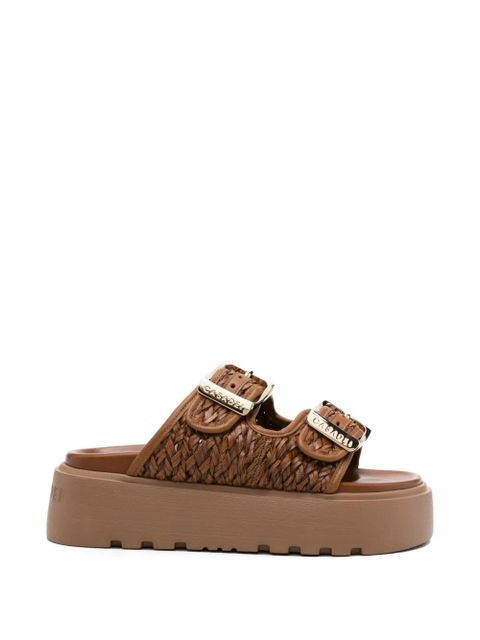 Casadei Birky buckle-detail sandals - Brown - zdjęcie produktu nr 1