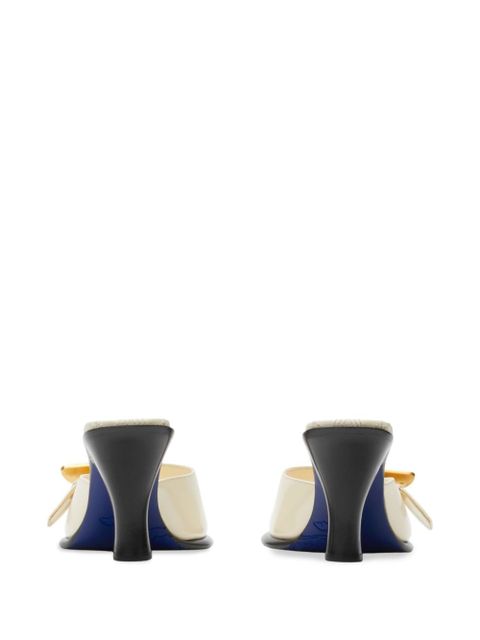 Burberry Bay leather mules - Neutrals