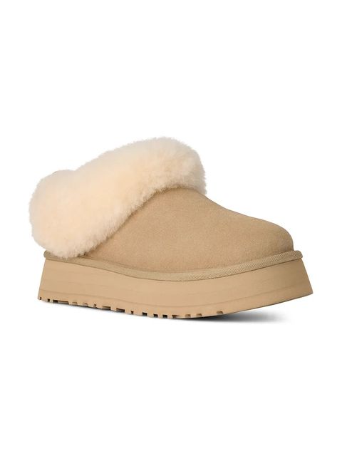 UGG śniegowce zamszowe Tazzelle kolor beżowy 1171393.MDSD
