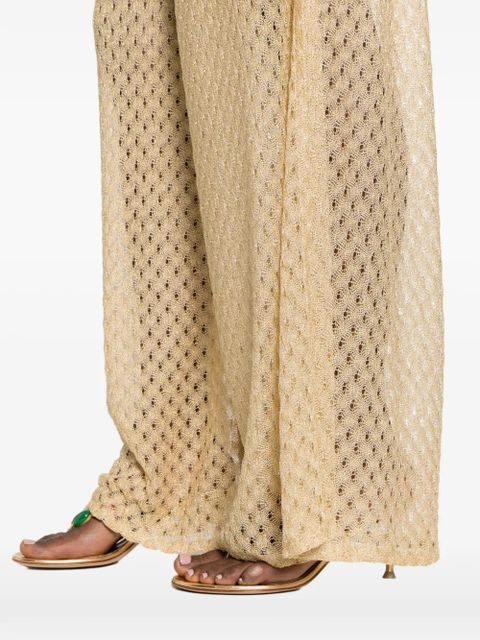 Missoni elactic-waistband trousers - Neutrals