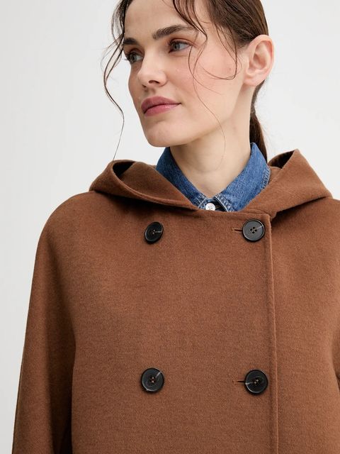 Marc O'Polo płaszcz z wełną