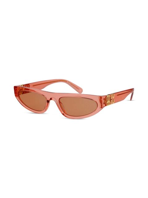 Miu Miu Eyewear cat-eye frame sunglasses - Red - zdjęcie produktu nr 2