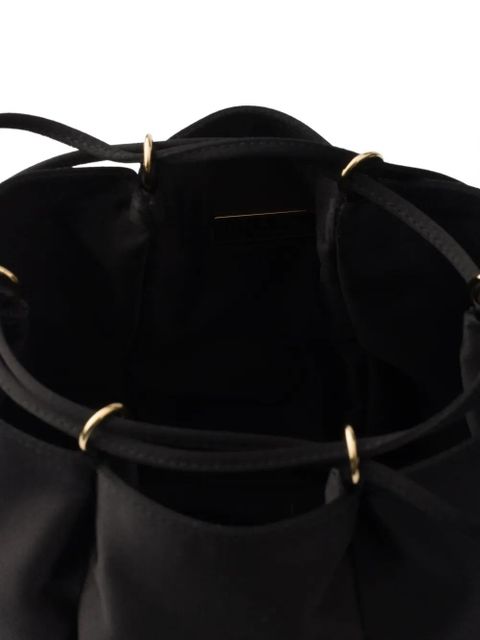 Prada mini satin bucket bag - Black