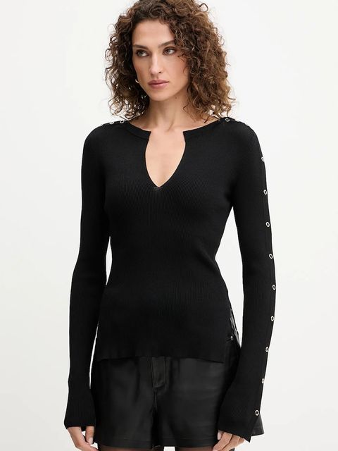 Patrizia Pepe sweter damski kolor czarny 8K0328 K280 - zdjęcie produktu nr 1