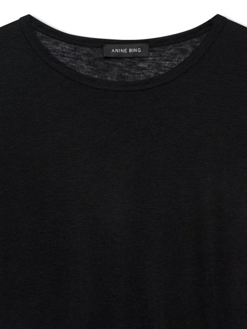 ANINE BING long-sleeve sylvie tee - Black