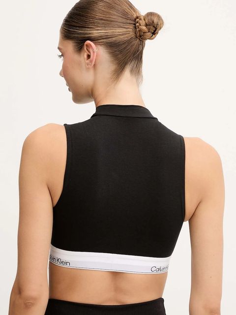 Calvin Klein Underwear top kolor czarny z półgolfem LV00QF8383 - zdjęcie produktu nr 2