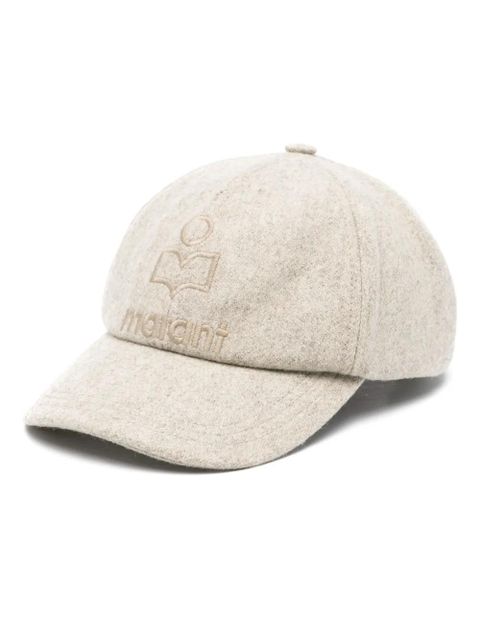 ISABEL MARANT Tyron embroidered-logo cap - Neutrals - zdjęcie produktu nr 1