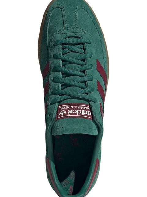 adidas Originals sneakersy zamszowe Handball Spezial kolor zielony IH3841