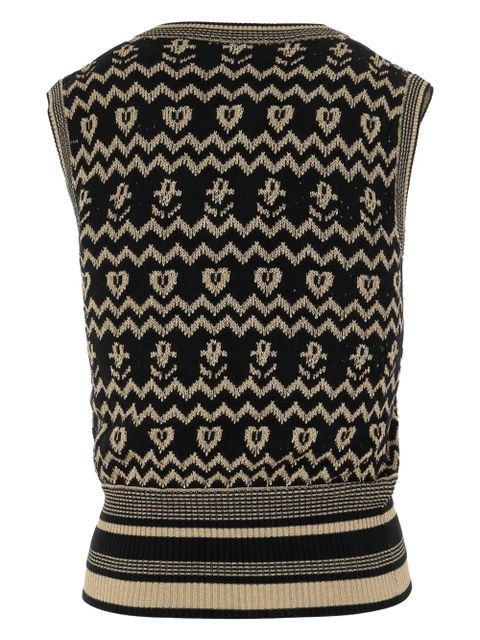 Valentino Garavani knit vest - Black - zdjęcie produktu nr 2