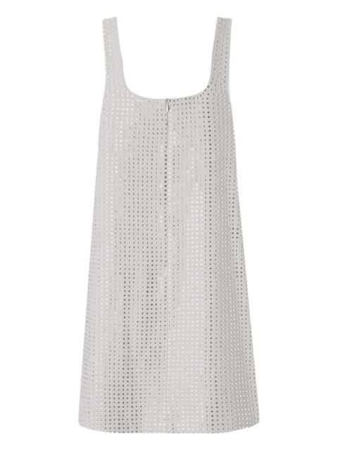 PINKO perforated square neck midi dress - White - zdjęcie produktu nr 2