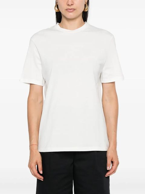 Jil Sander logo-print cotton T-shirt - Neutrals