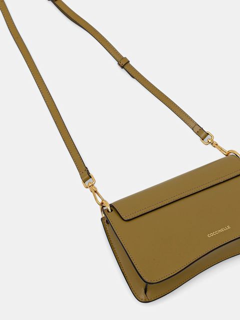 Coccinelle torebka skórzana kolor zielony E5.SSK.27.01.01 - zdjęcie produktu nr 2