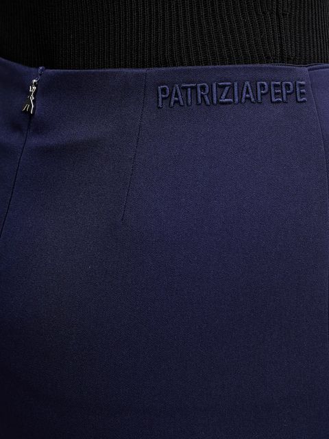 Patrizia Pepe spódnica kolor granatowy mini prosta 8G0483 A623