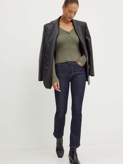 Guess sweter BLAIRE damski kolor zielony W4YR16 Z2V62