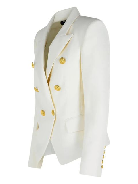 Balmain double-breasted blazer - White