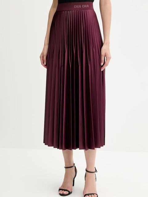 OUI spódnica kolor fioletowy midi rozkloszowana 95398 - zdjęcie produktu nr 1