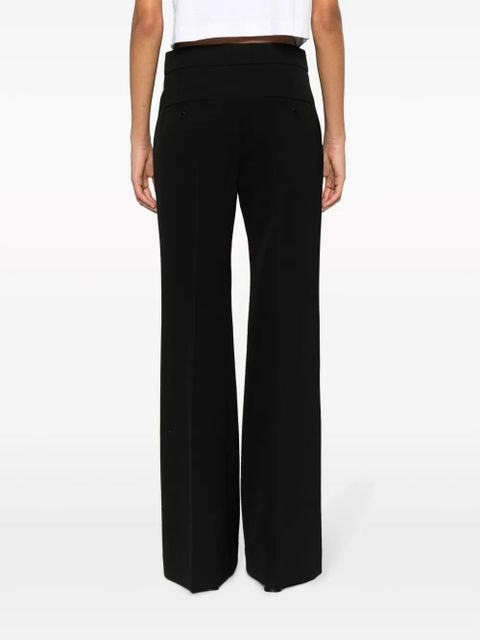Givenchy flared-leg wool trousers - Black