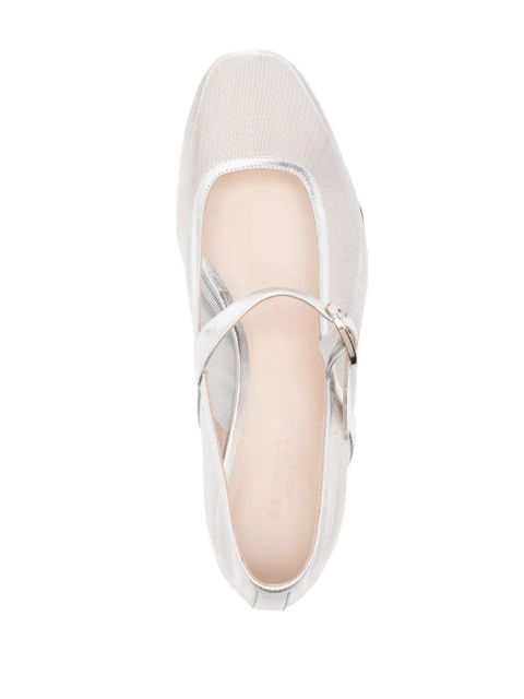 Le Monde Beryl mesh Mary Jane shoes - Silver - zdjęcie produktu nr 2