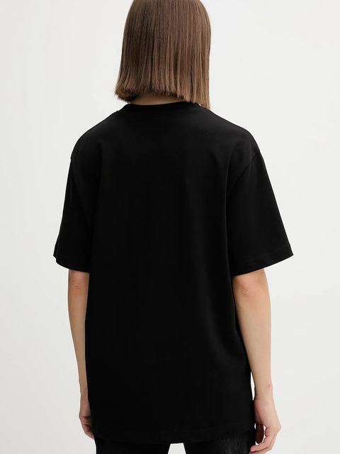 Karl Lagerfeld Jeans t-shirt bawełniany damski kolor czarny A4W17009