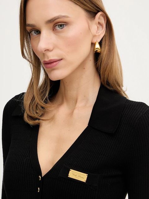 Elisabetta Franchi bluzka z dodatkiem jedwabiu