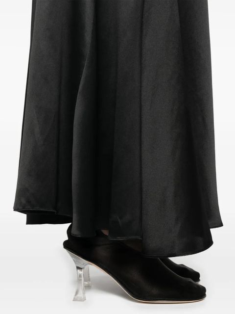 Simone Rocha long-slit maxi skirt - Black