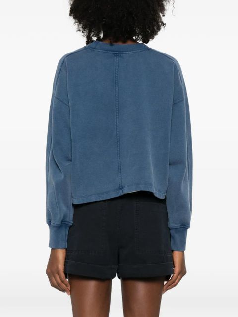 MARANT ÉTOILE Sunny crew-neck logo sweatshirt - Blue