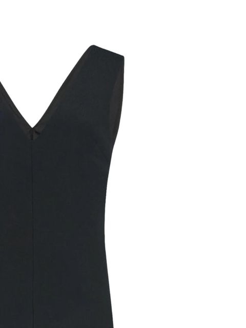 The Row Tefra V-neck midi dress - Black - zdjęcie produktu nr 2