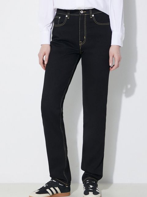 Kenzo jeansy Solid Asagao Straight - zdjęcie produktu nr 1