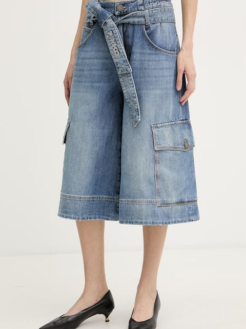 Pinko szorty cargo damskie jeansowe - zdjęcie produktu nr 1