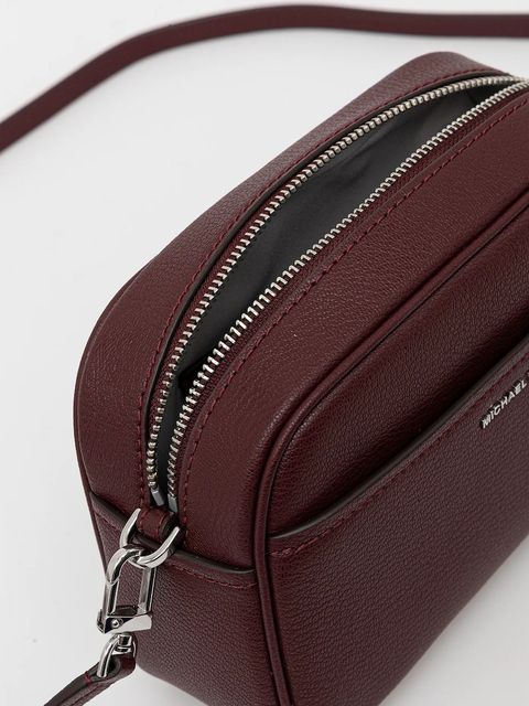 MICHAEL Michael Kors torebka skórzana kolor bordowy 32F5SJ6C5L