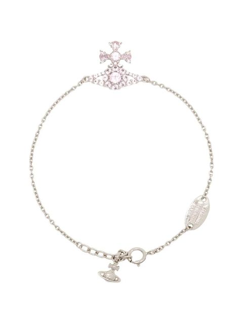 Vivienne Westwood Masha pink Orb bracelet - Silver - zdjęcie produktu nr 1