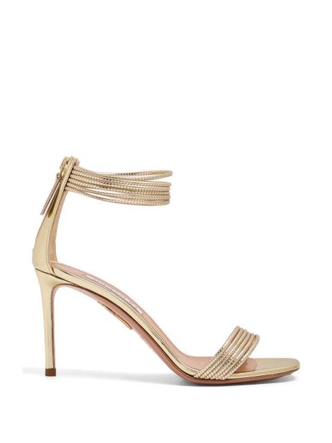 Aquazzura Sway metallic sandals - Gold - zdjęcie produktu nr 1