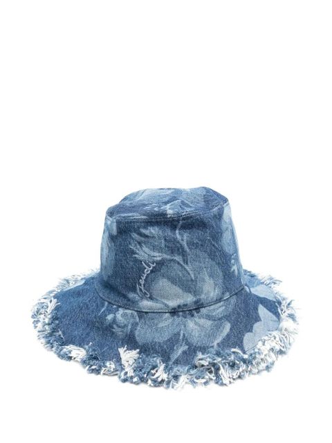 FENDI denim bucket hat - Blue - zdjęcie produktu nr 1