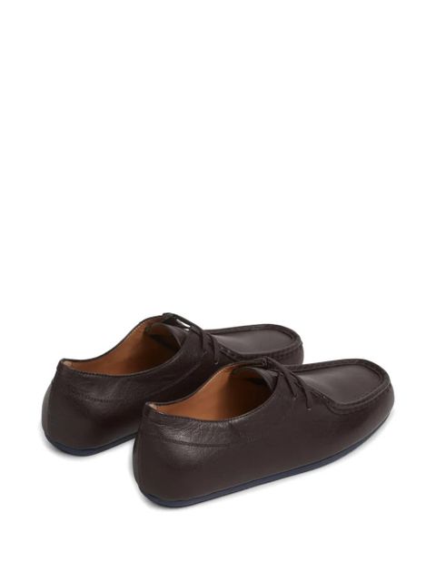 Jil Sander lace-up ballet flats - Brown
