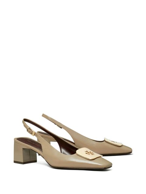 Tory Burch Georgia 55m slingback pumps - Neutrals - zdjęcie produktu nr 2