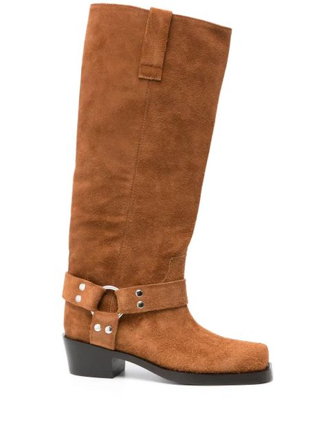 Paris Texas Roxy 50mm suede boots - Brown - zdjęcie produktu nr 1