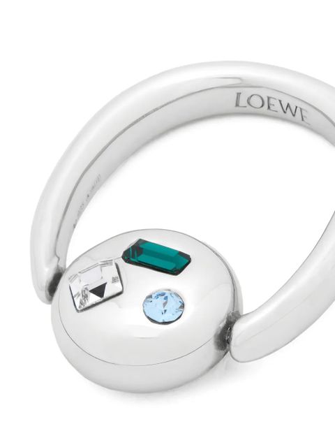 LOEWE crystals sterling silver ring
