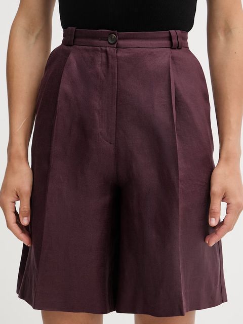 Sisley szorty damskie lniane - zdjęcie produktu nr 1