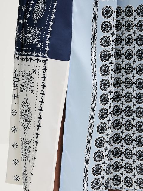 Weekend Max Mara spódnica LUNA kolor granatowy midi rozkloszowana 2525106021600