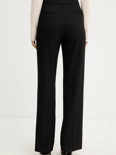 Morgan spodnie damskie kolor czarny proste high waist PSUZO.F - zdjęcie produktu nr 2