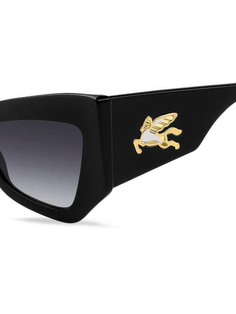 ETRO logo-plaque sunglasses - Black