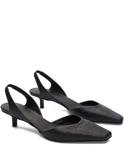 LouLou de Saison Sully square-toe pumps - Black - zdjęcie produktu nr 1