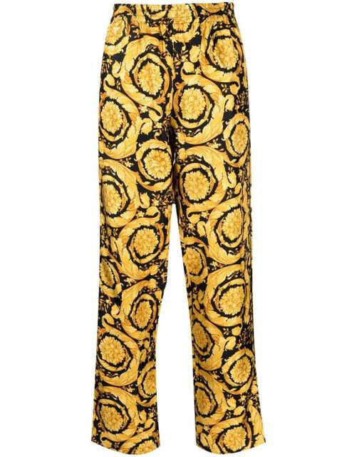 Versace Barocco-print pajama bottoms - Black - zdjęcie produktu nr 1